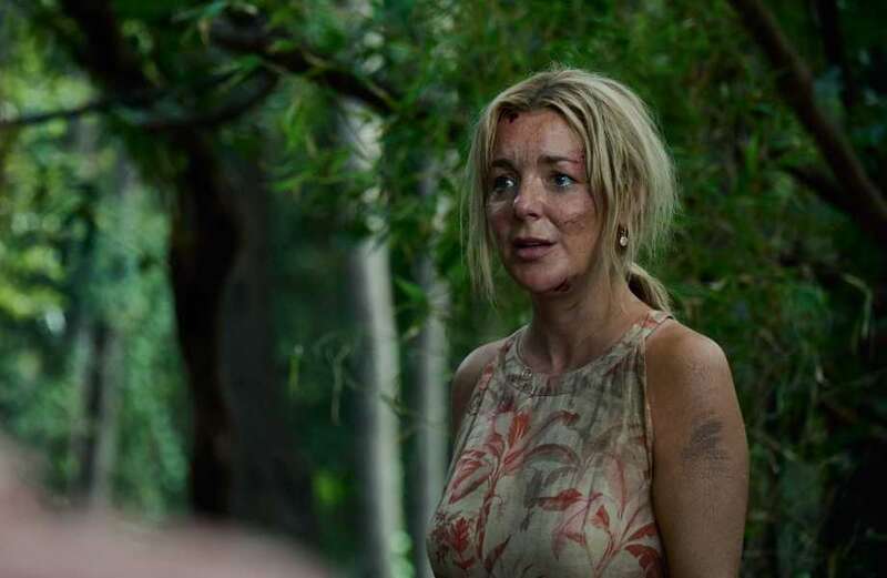 Sheridan Smith is battered and bruised in new survival thriller The Castaways