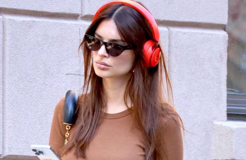 Emily Ratajkowski wows as she strolls through New York in revealing minidress