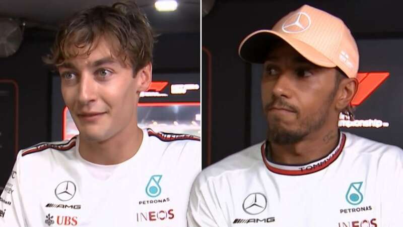 Lewis Hamilton is still not entirely comfortable in his Mercedes car (Image: Sky Sports)