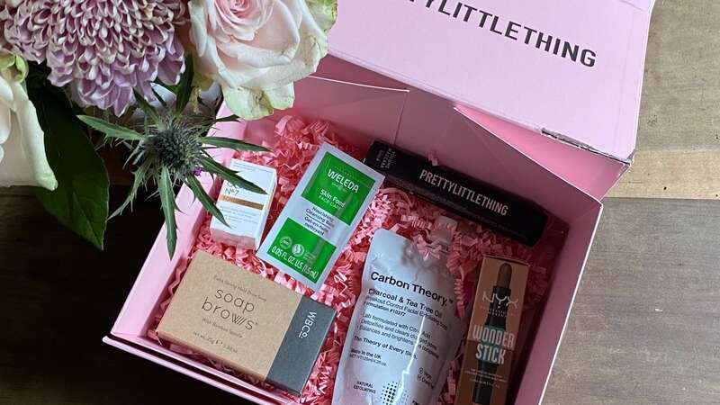 Inside the PrettyLittleThing beauty box for October 2023