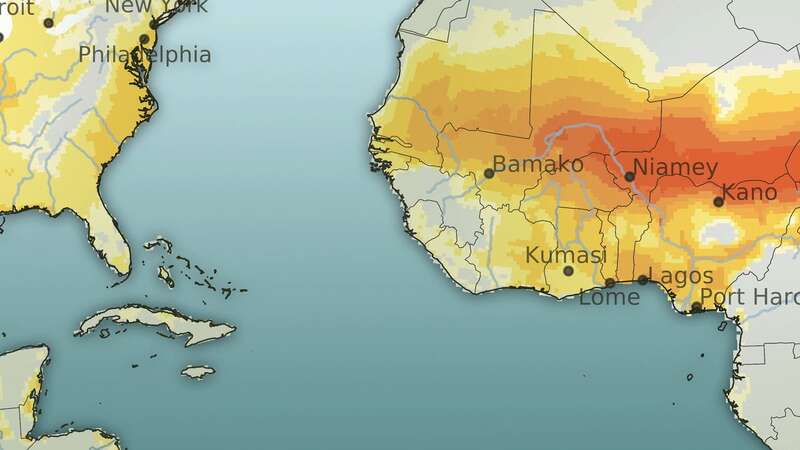 A new study suggests that certain populations will have to migrate due to dangerously high temperatures (Image: Dennis Maney / SWNS)