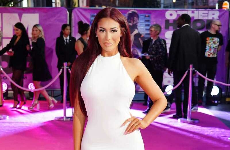 Chloe Ferry ditches her bra as she leads celebs at glamorous premiere