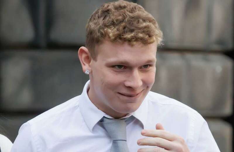 Man, 22, smirks after child rape conviction quashed because of trial 'mistakes'