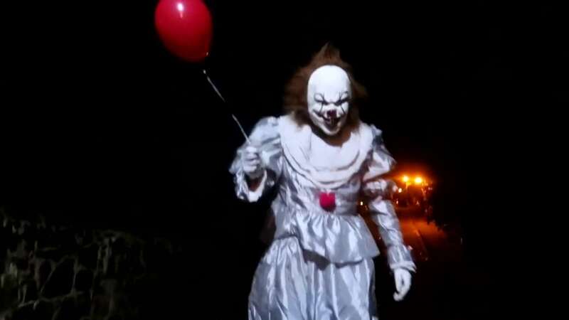 Pennywise clown prowls quiet village and sends videos daring police to catch him