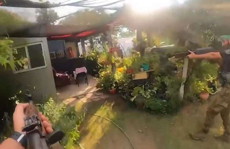 Chilling bodycam shows Hamas terrorist firing on civilians…before he’s shot dead