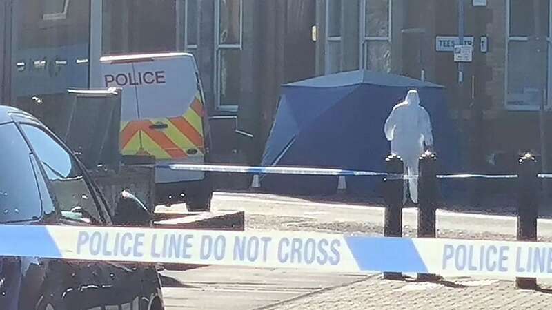 Multiple police officers were investigating at the scene (Image: Evening Gazette)