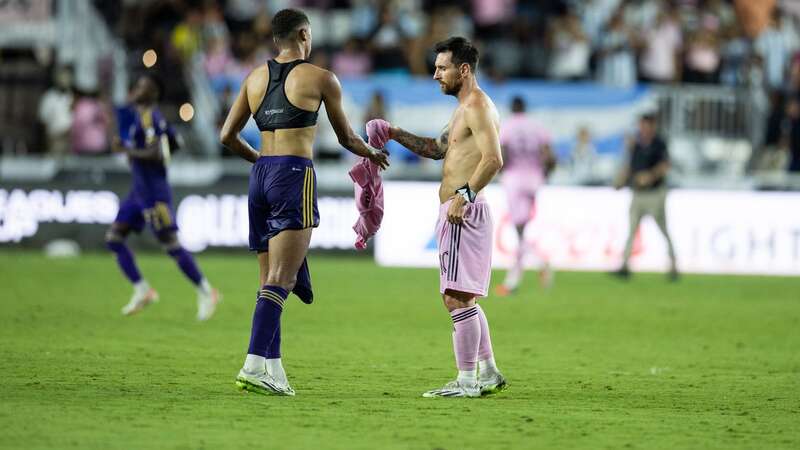 Lionel Messi does lots of shirt swapping but is rarely the one requesting these exchanges