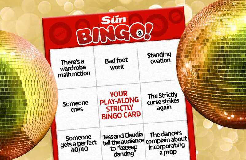 Get into the swing of Strictly Come Dancing with Play Along Strictly Bingo