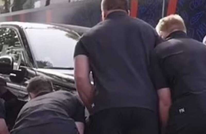 Watch New Zealand's rugby team lift LAND ROVER that was blocking their coach