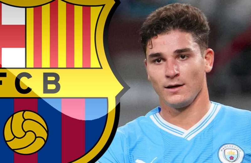 Man City ace Alvarez wanted by Barcelona as long-term Lewandowski replacement