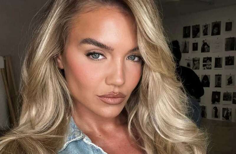 Love Island’s Molly Smith goes braless in plunging jacket