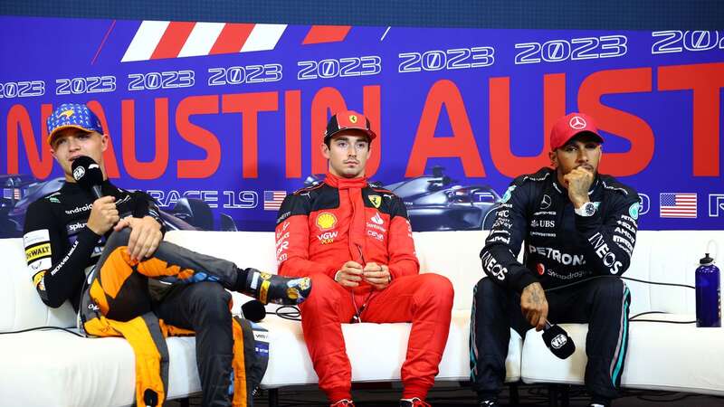 Lewis Hamilton and Charles Leclerc