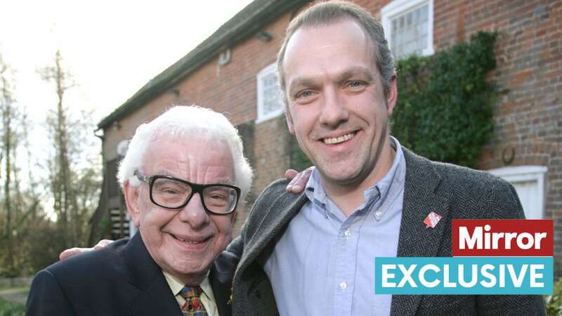 Barry Cryer with his son Bob (Image: Geoffrey Swaine/REX/Shutterstock)