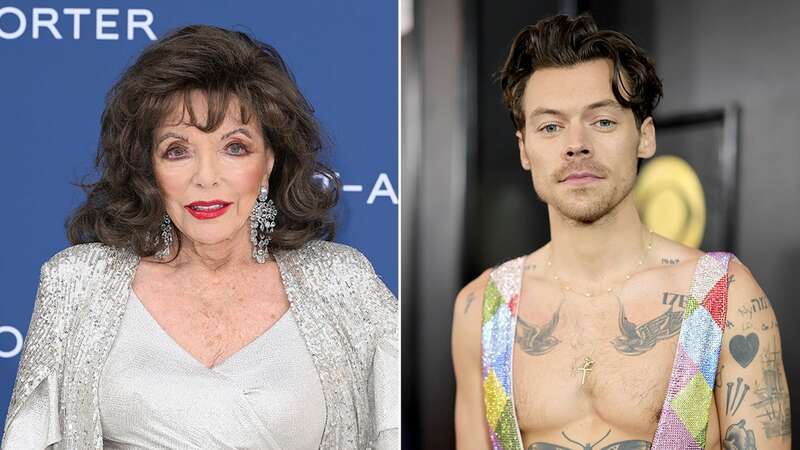 Dame Joan Collins has recalled her encounter with Harry Styles