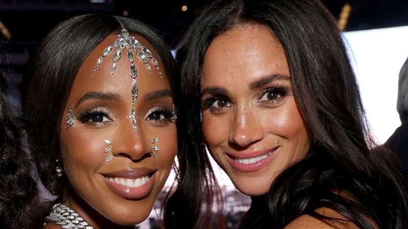 Meghan Markle rubbed shoulders with Kelly Rowland at a gig in LA last month