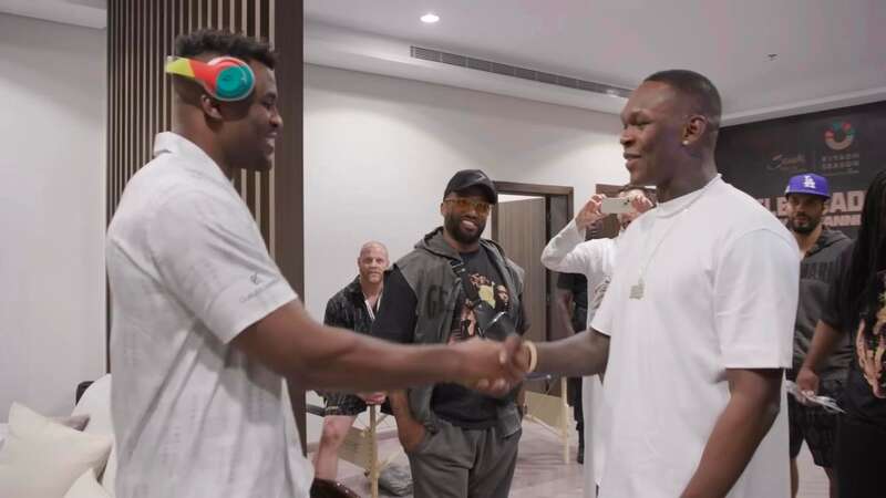 Israel Adesanya places huge bet on Francis Ngannou to beat Tyson Fury