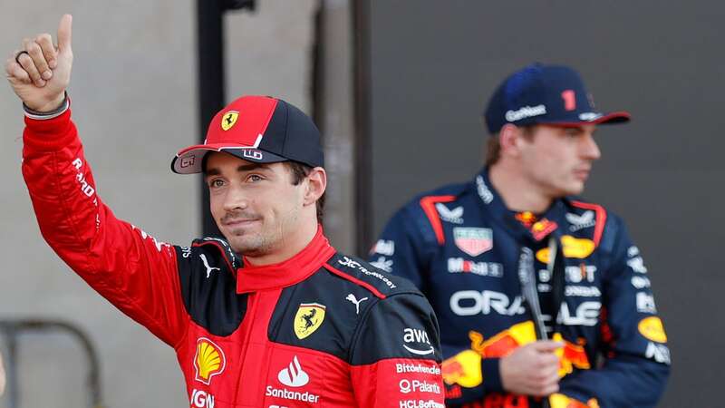 Max Verstappen was out-qualified by both Ferraris in Mexico (Image: AP)