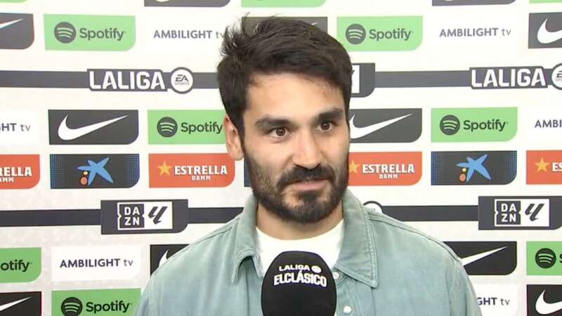 Ilkay Gundogan sent a clear message to his Barcelona teammates (Image: La Liga TV)