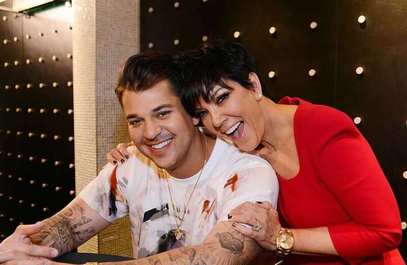 Rob has avoided the spotlight for most of his life but mom Kris Jenner has shown her son off in her latest Instagram post