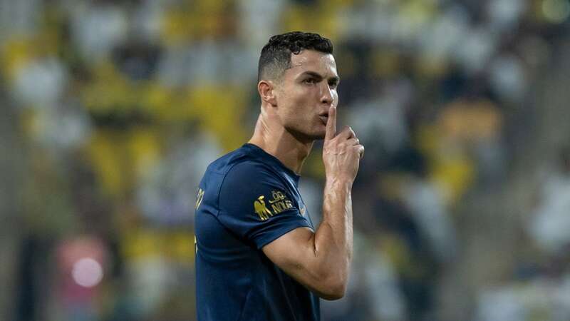 Cristiano Ronaldo was taunted by chants of "Messi!" from Al-Ettifaq fans (Image: Mohammed Saad/Anadolu via Getty Images)