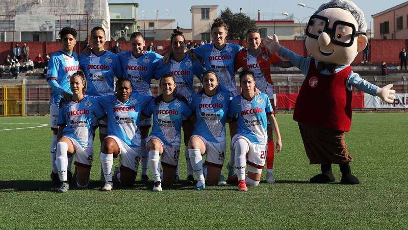 Pomigliano team before a Women Serie A match (Image: Photo by Juventus FC/Juventus FC via Getty Images)