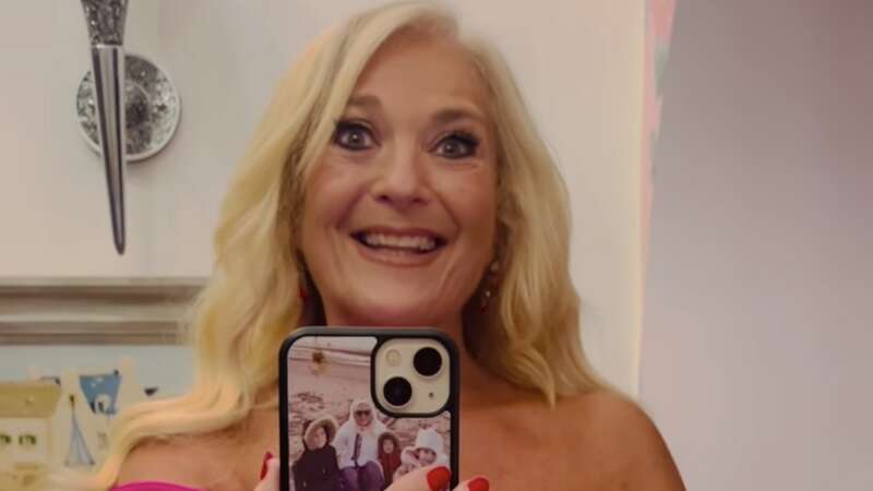 Vanessa Feltz undresses on camera after wowing in plunging pink dress