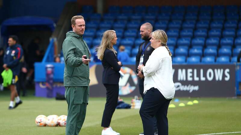 Jonas Eidevall and Emma Hayes speak before last season