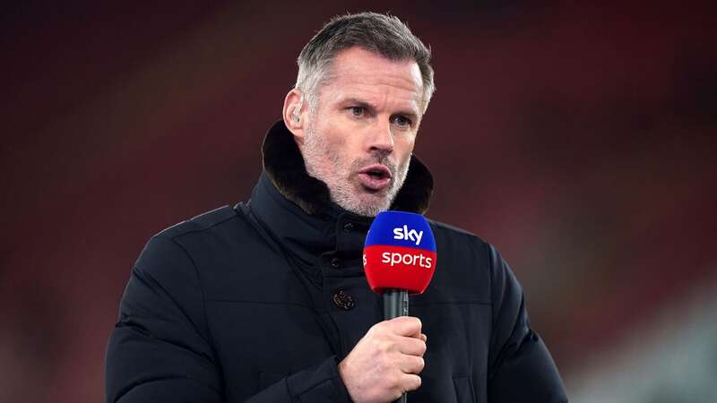 Jamie Carragher heard chants whilst on Sky Sports commentary (Image: PA)