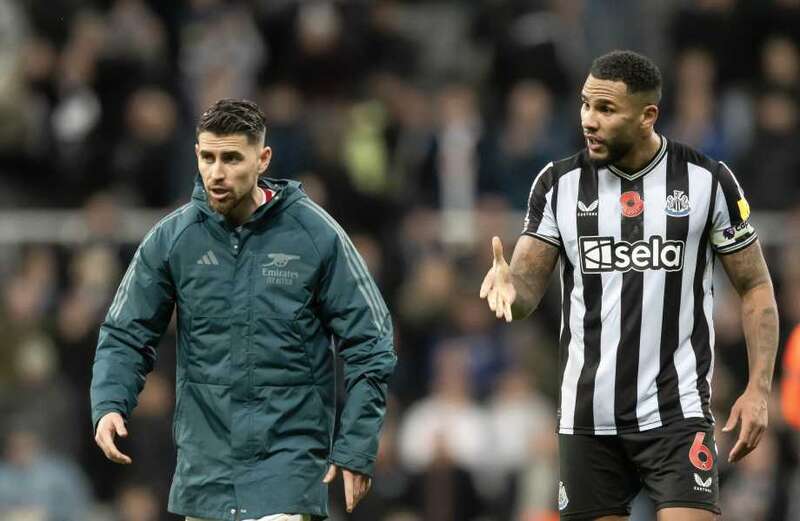 The Newcastle player is "so glad" to beat Jorginho