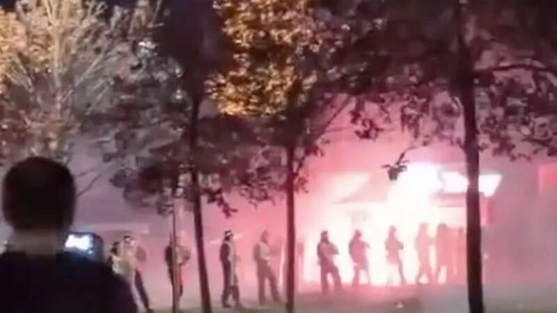 Bonfire Night chaos as yobs attack police with fireworks and Molotov cocktails