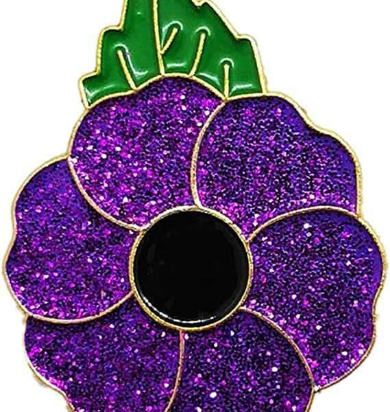 Where you can buy a purple poppy - and what it means