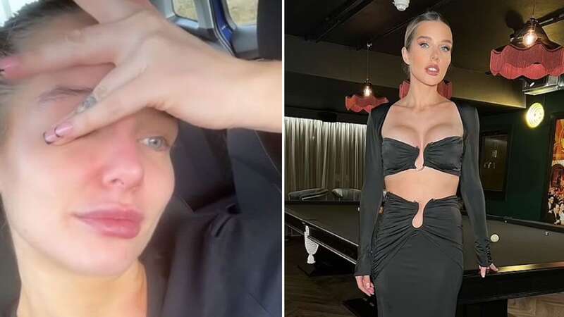 Frustrated Helen Flanagan breaks down during car struggles just days after crash