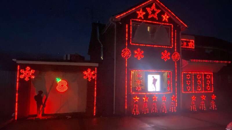 The Remembrance Day display on Jackie North