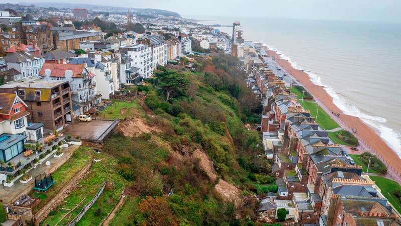 One resident said "huge lumps" of rubble came "thundering down" (Image: Adam Gerrard / Daily Mirror)