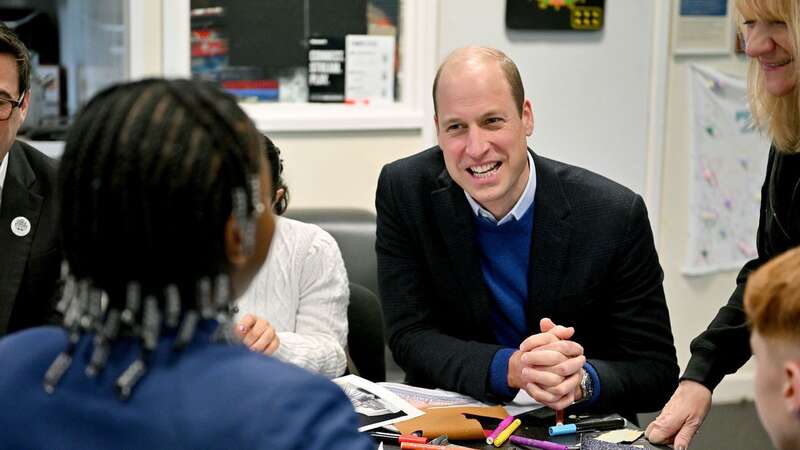 A cheeky student asked the prince a very personal question during his visit to Manchester