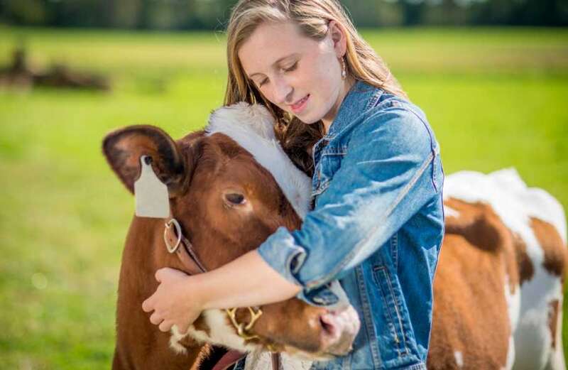 Plus why the farmer believes exposing kids to the world of farming is important