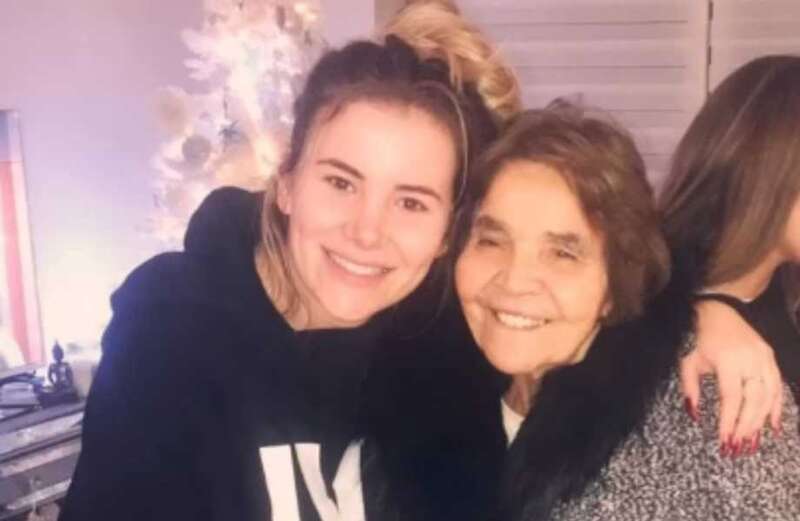 The star has previously spoken about her Greek grandma