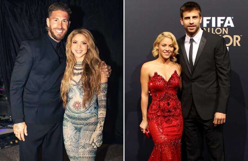 She was pictured with ex-Real Madrid star Ramos days ago