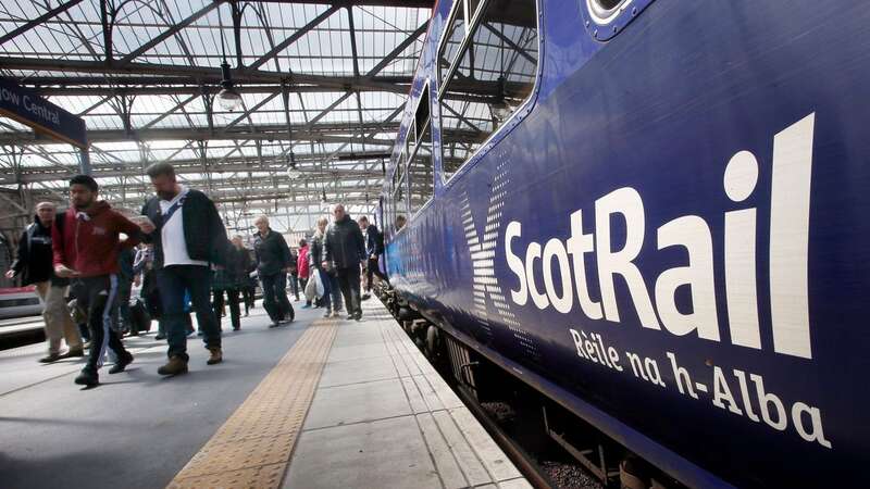 Glasgow Central station has been plunged into chaos (Image: PA)