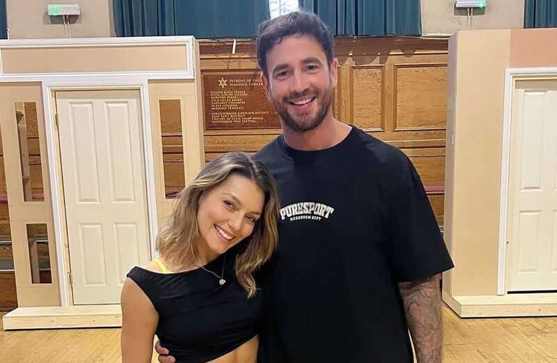 As well as a pair of cosy snaps posted on the grid page, the dancer posted a sweet video on her story where the pair shared natural chemistry as they begin rehearsals for the BBC Christmas Special.