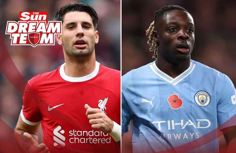 Treble winners dominate combined City-Liverpool XI based on Dream Team points