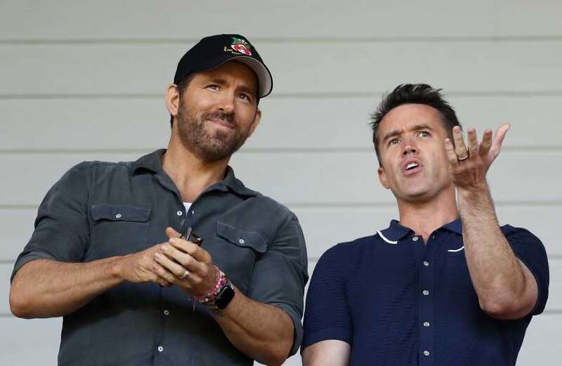 The striker was involved in a public spat with Rob McElhenney and Ryan Reynolds last term