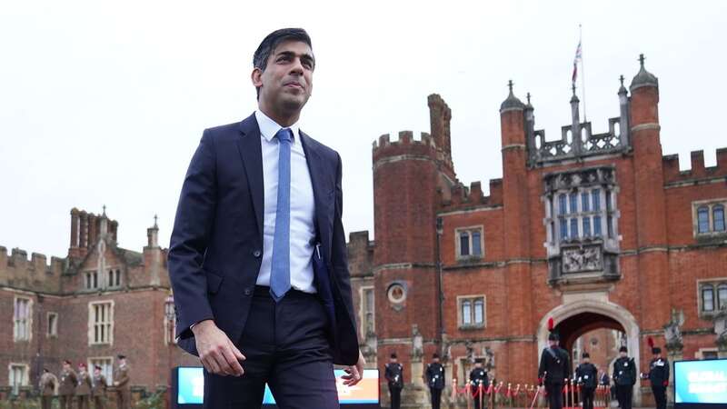 Rishi Sunak at Hampton Court (Image: PA)