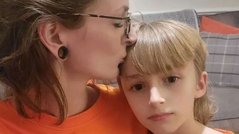 Dylan Garrod, 10, with mum Bethan (Image: Supplied)