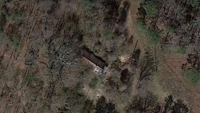 A satellite view of the house (Image: Google)