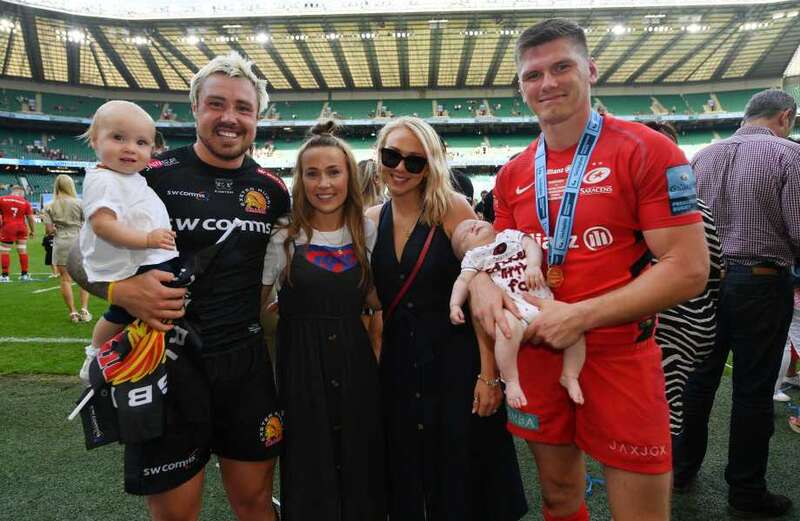 Who is England rugby star Owen Farrell's wife?