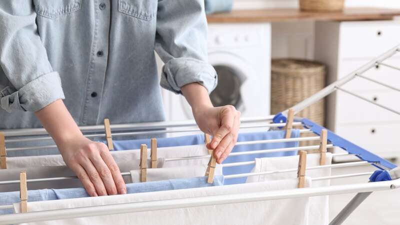 This easy and cheap trick will help air dry clothes quickly (Image: Getty Images/iStockphoto)