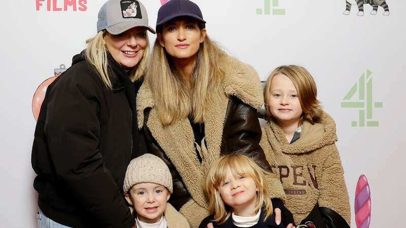 Charley Webb has treated her children to a film premiere in the wake of her split from her husband, Matthew Wolfenden (Image: Tom Dymond/REX/Shutterstock for Channel Four)