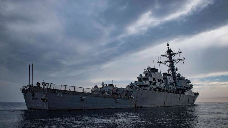 This image provided by the U.S. Navy shows the USS Carney in the Mediterranean Sea on Oct. 23, 2018 (Image: AP)