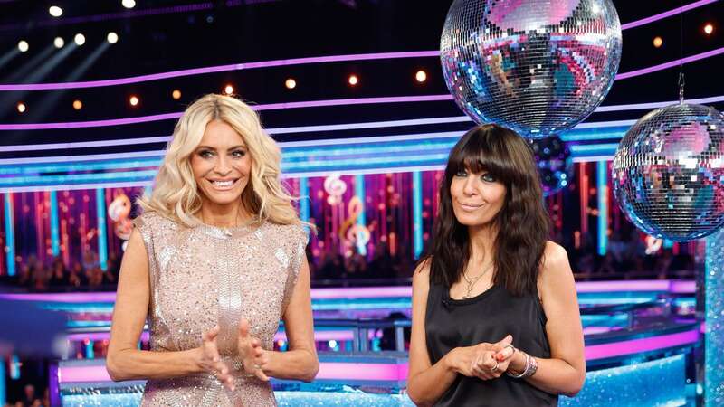 Sheep whisperer Claudia Winkleman (r) pictured with Tess Daly (Image: BBC/Guy Levy)